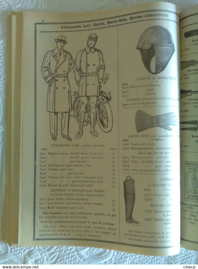 Comptoir Cycliste Vichyssois Prophète Saint Bonnet de Rochefort Allier 1950 Tarif Catalogue Cycle Automobile Vélo 116p