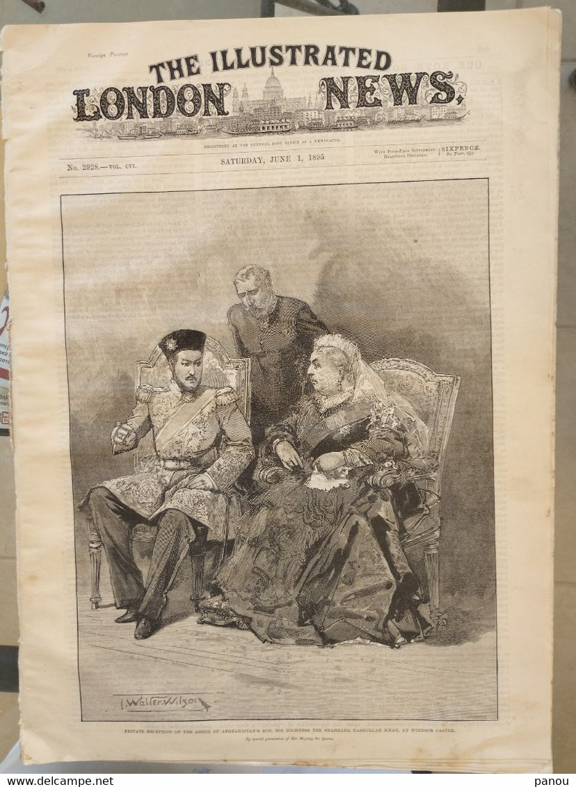 THE ILLUSTRATED LONDON NEWS 2928, JUNE 1,1895. AFGHANISTAN. GOING TO THE DERBY - Andere & Zonder Classificatie