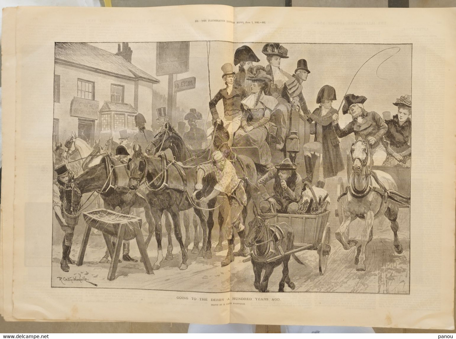 THE ILLUSTRATED LONDON NEWS 2928, JUNE 1,1895. AFGHANISTAN. GOING TO THE DERBY - Andere & Zonder Classificatie