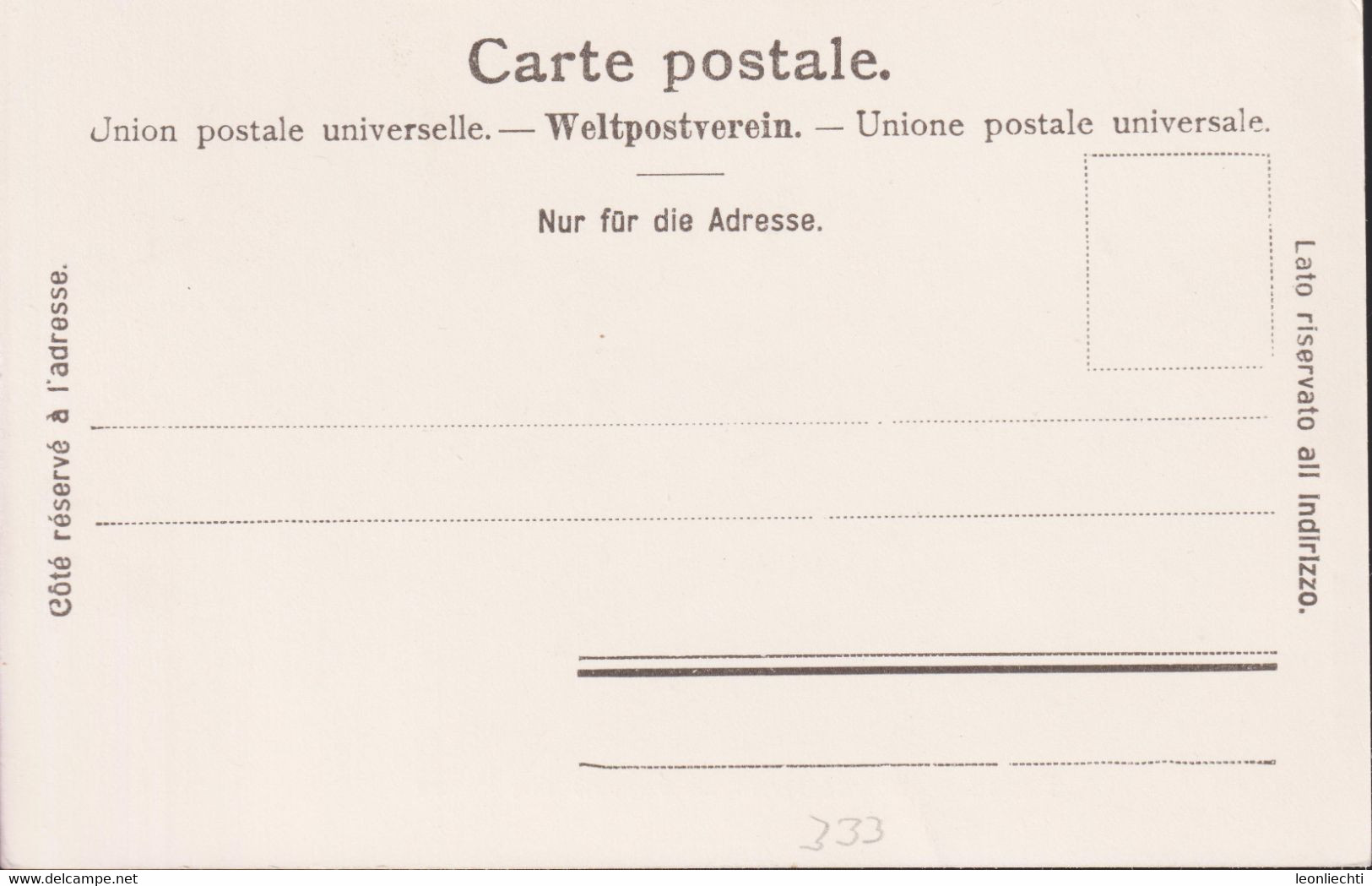 AK: Carte Postale, UPU. Zürich - Schwesternhaus Vom Roten Kreuz - Croix-Rouge