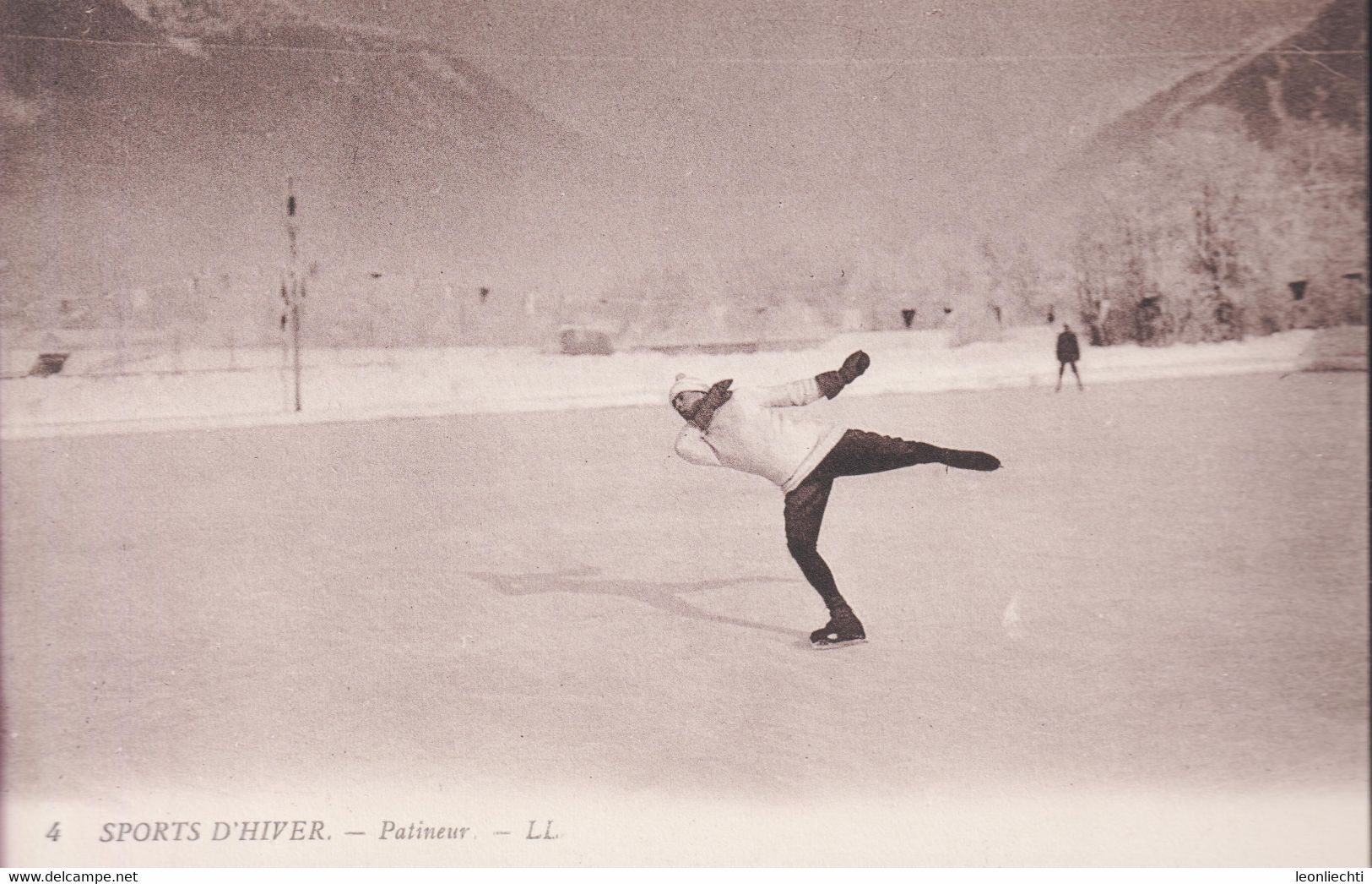 AK: Sports D`hiver - Patineur. / Wintersport Schlittschuhläufer - Patinage Artistique