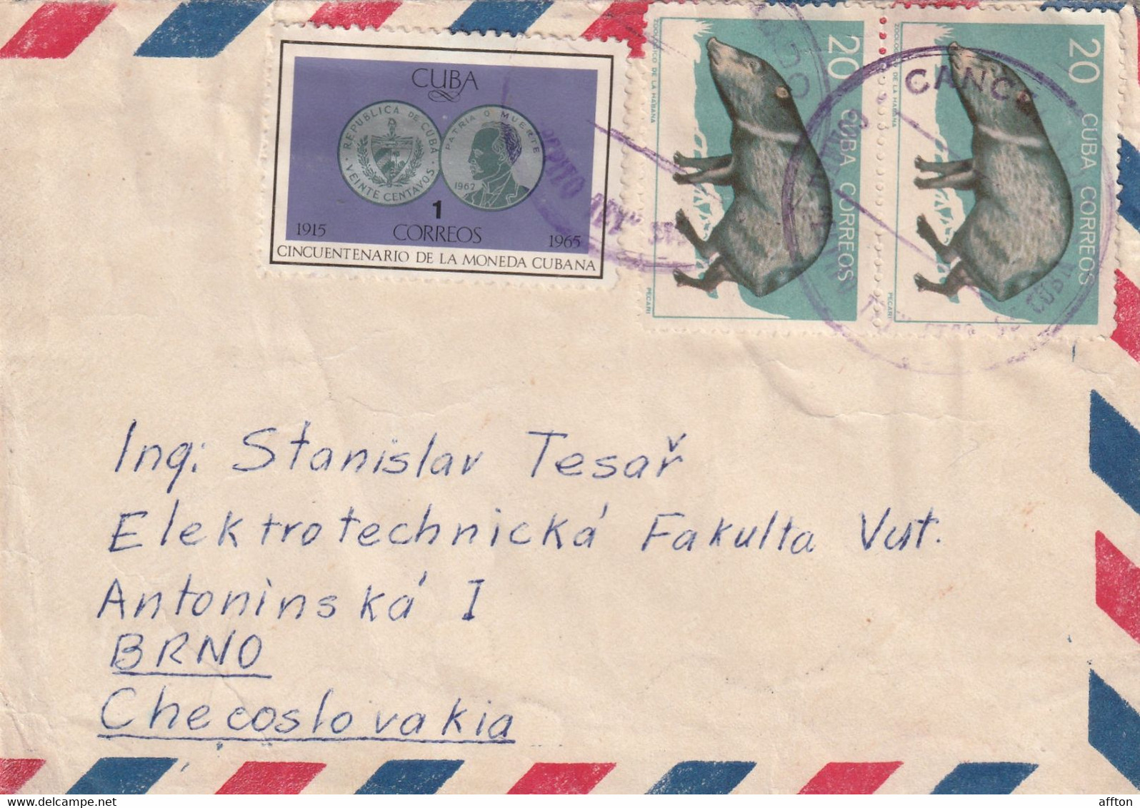 Cuba 1966 Cover Mailed - Lettres & Documents