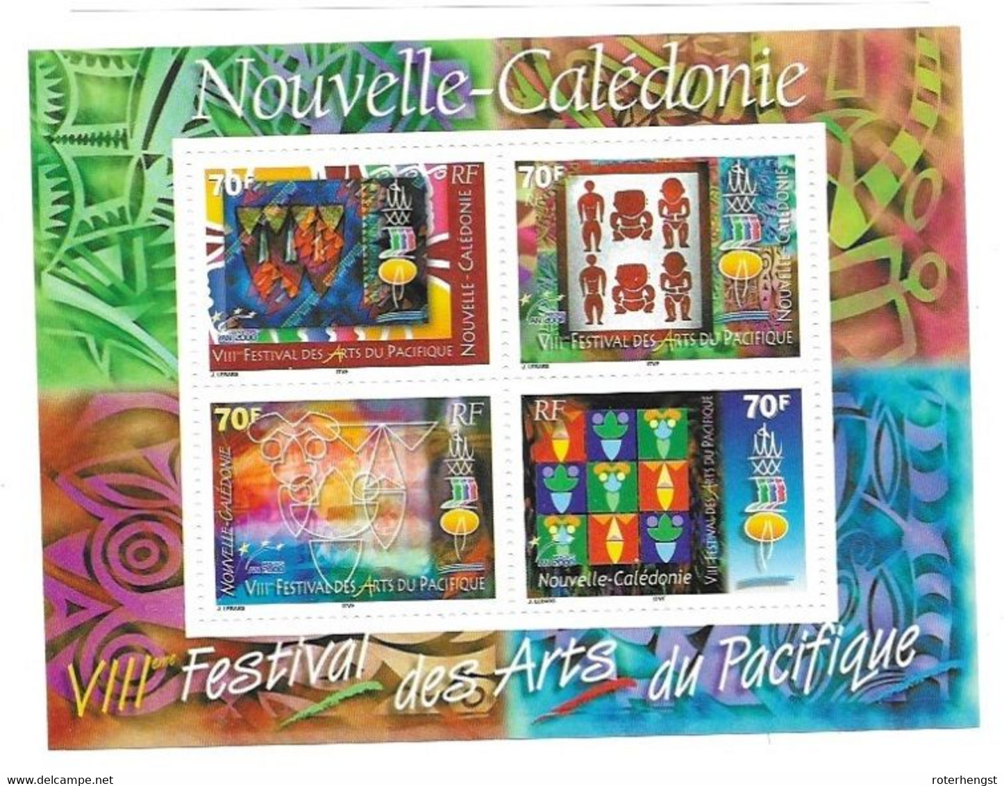 New Caledonia Mnh ** 2000 Sheet 6,5 Euros - Hojas Y Bloques