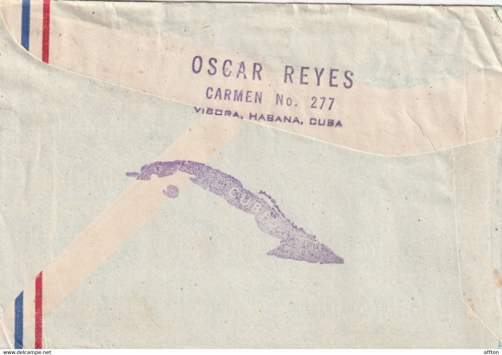 Havana Cuba Old Cover Mailed - Lettres & Documents