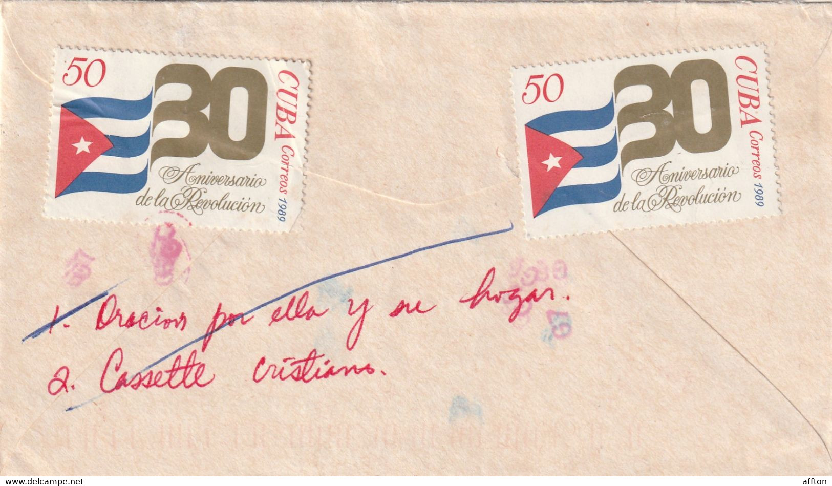 Cuba 1994 Cover Mailed - Cartas & Documentos