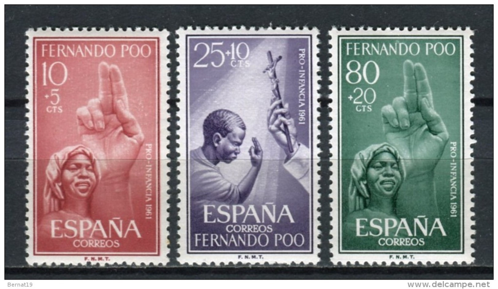 Fernando Poo 1961. Edifil 196-98 ** MNH - Fernando Po