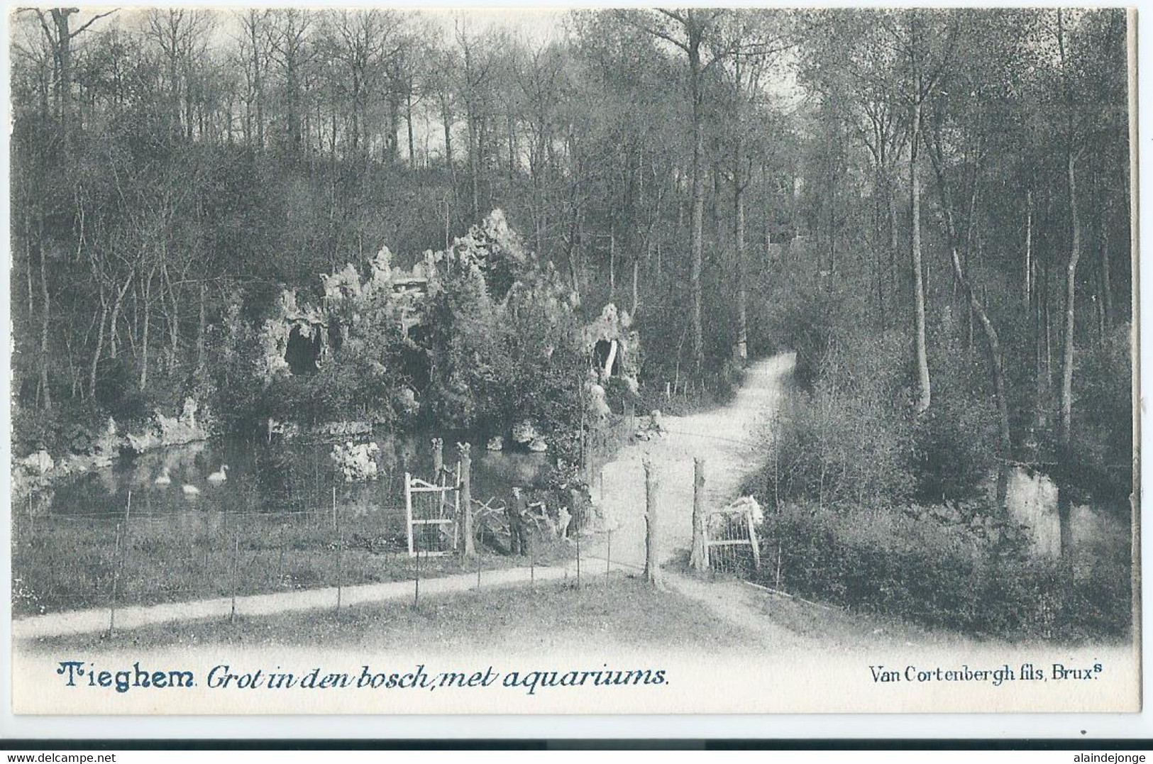 Tieghem - (Anzegem) - Grot In Den Bosch Met Aquariums - Anzegem