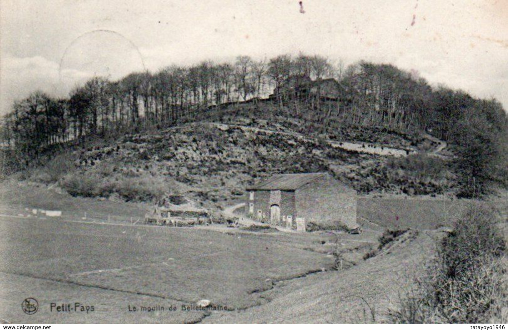 Petit-Fays  Le Moulin De Bellefontaine Voyagé En 1911 - Bièvre