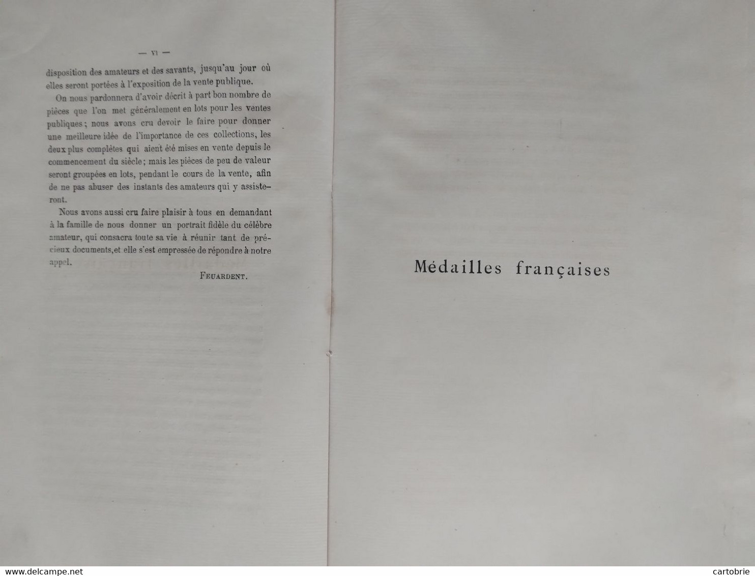 Catalogue vente aux enchères (1878) MONNAIES ROYALES et Seigneuriales de France (Collection M. J.-B.-A. JARRY d'Orléans)