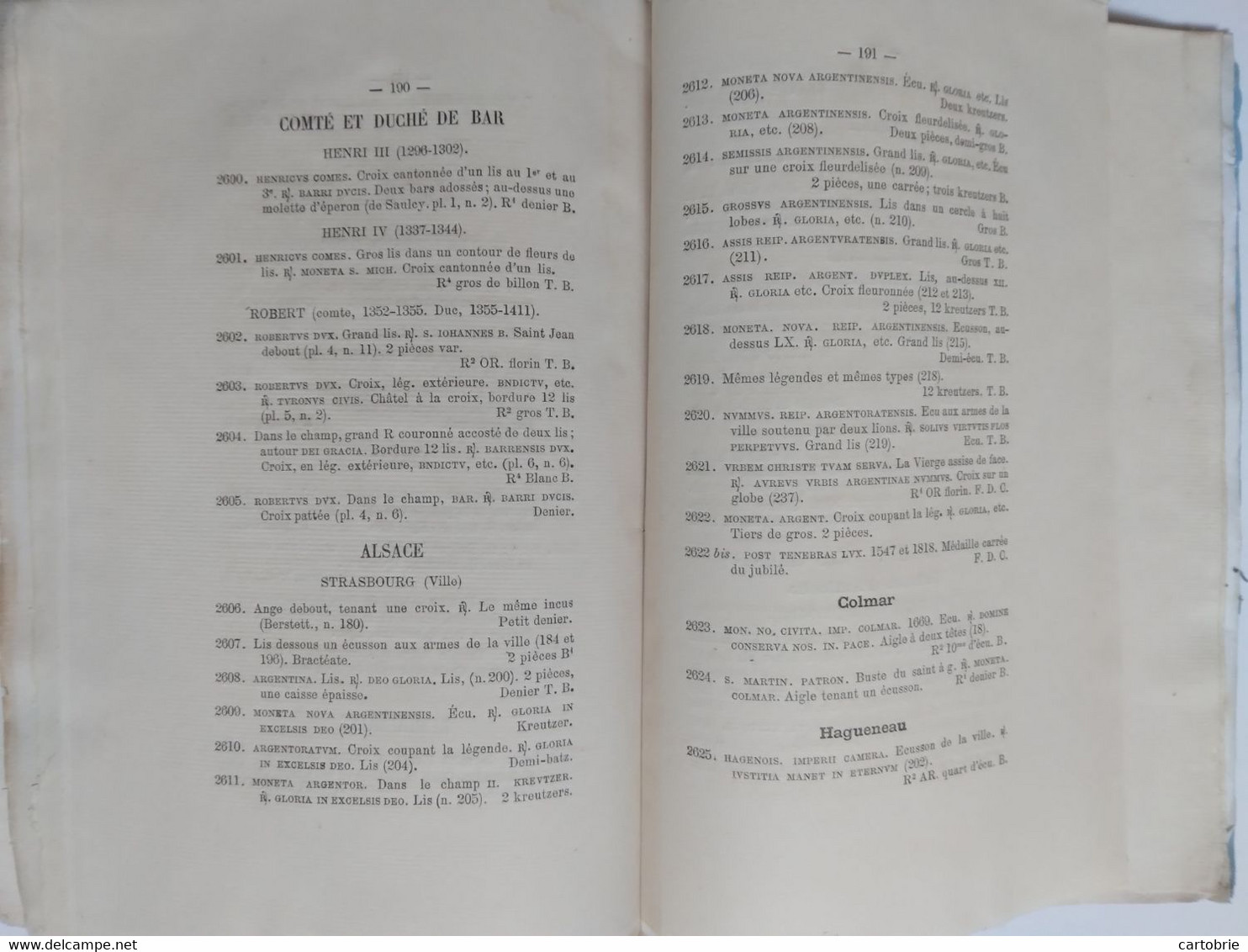 Catalogue vente aux enchères (1878) MONNAIES ROYALES et Seigneuriales de France (Collection M. J.-B.-A. JARRY d'Orléans)