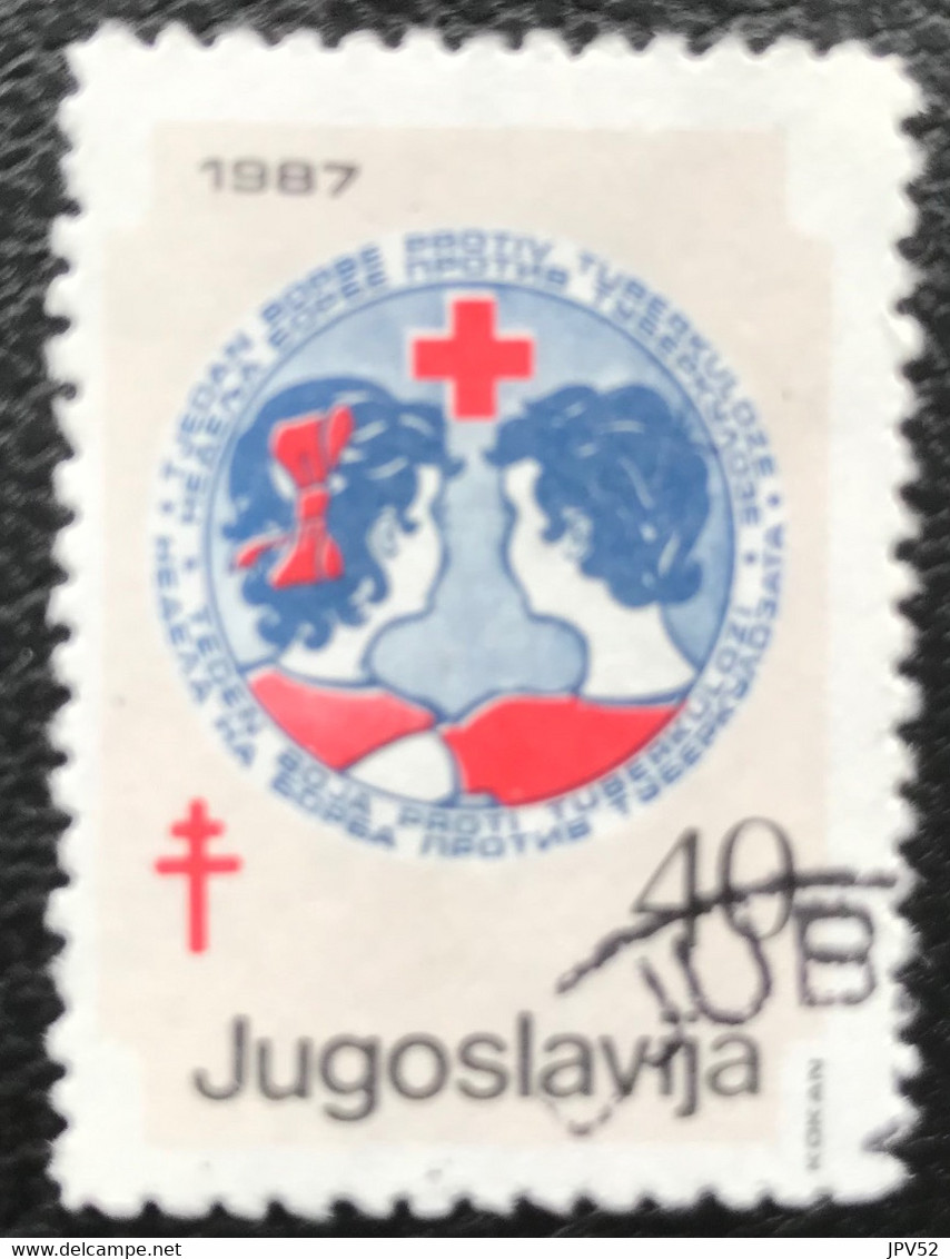 Joegoslavië - Jugoslavija - C12/6 - (°)used - 1987 - Michel 140 - Rode Kruis - Tuberculose - Impuestos