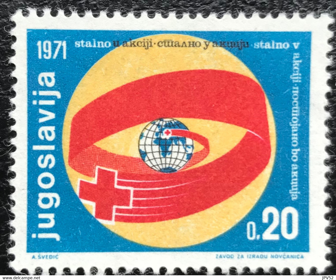 Joegoslavië - Jugoslavija - C12/7 - MNH - 1971 - Michel Z40 - Rode Kruis - Impuestos