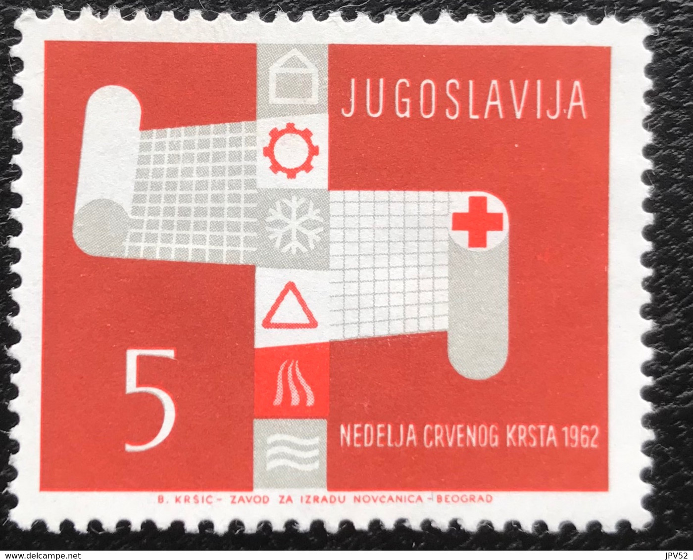 Joegoslavië - Jugoslavija - C12/7 - MH - 1962 - Michel Z28 - Rode Kruis - Impuestos