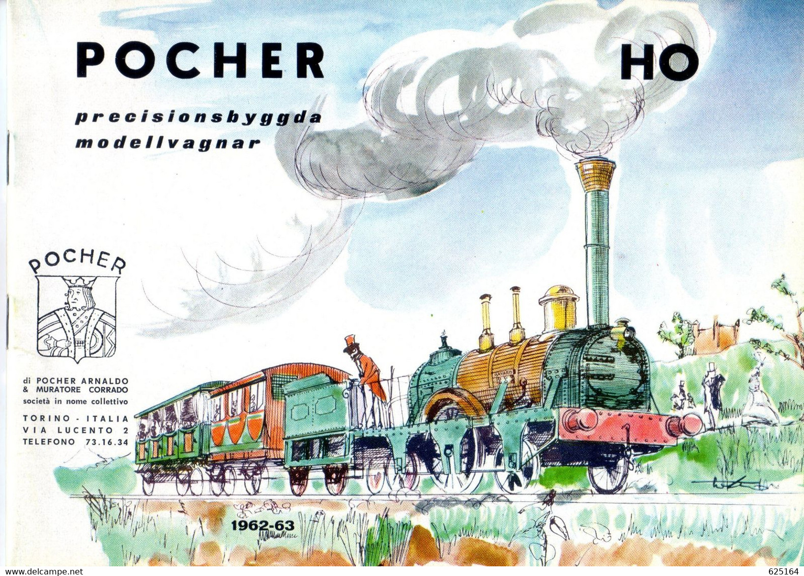 Catalogue POCHER 1962-63 HO Scale - Swedisch Ausgabe RR HOBBY  - En Suédois - Unclassified