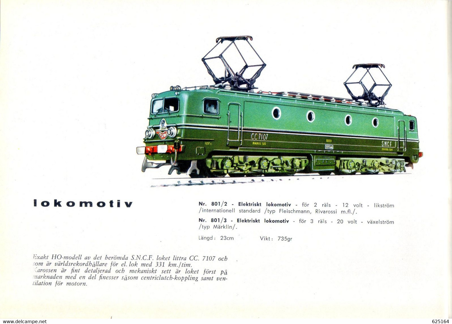 Catalogue POCHER 1962-63 HO Scale - Swedisch Ausgabe RR HOBBY  - En Suédois - Sin Clasificación