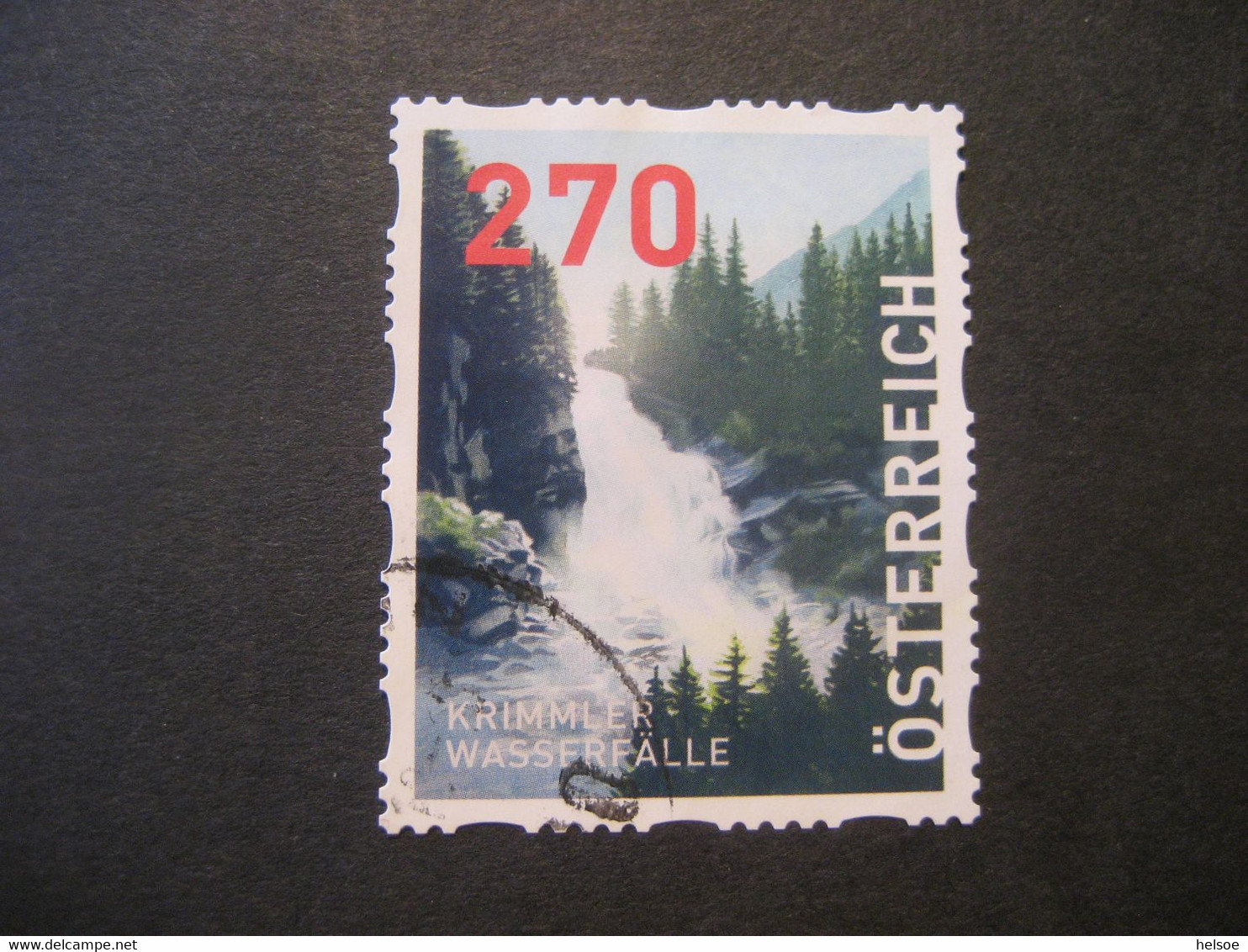 Österreich- Dispenser-Marke, Krimmler Wasserfälle, Gebraucht - Used Stamps