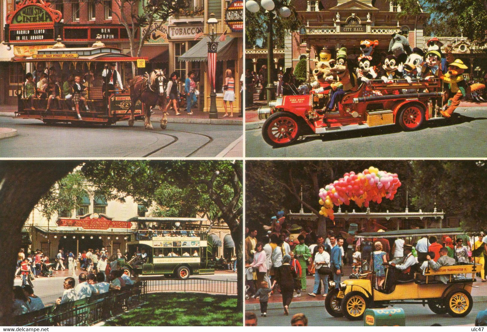 - MAIN STREET, U.S.A. - Turn Of The Century America With A Disney Flair. - Scan Verso - - Orlando