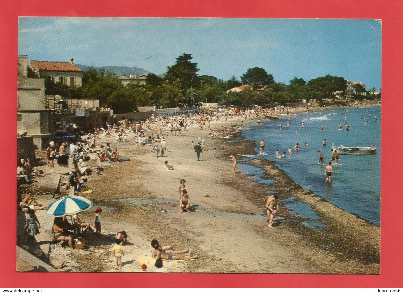 C.P.M. ( 83 ) « LA SEYNE-sur-MER » Plage De MAR-VIVO Env.des Sablettes  - Jolie Vue Générale Animée    X2 Phots - La Seyne-sur-Mer