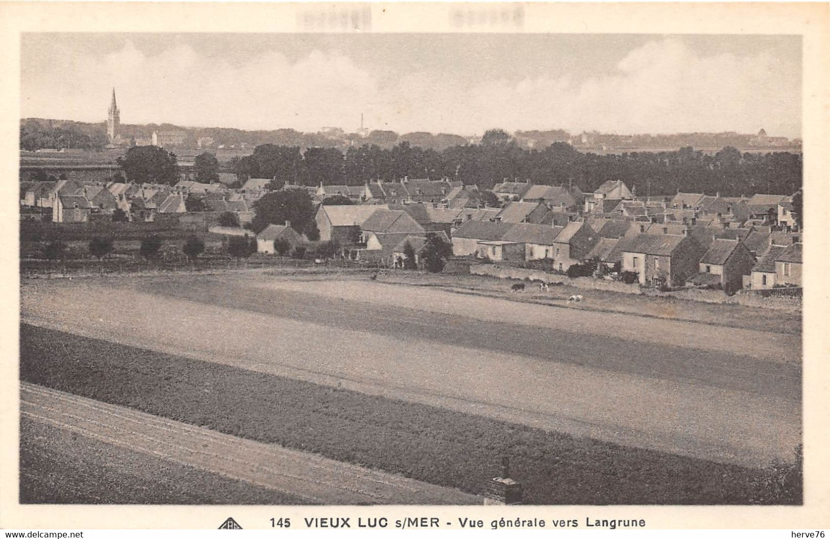 VIEUX LUC SUR MER - Vue Générale Vers Langrune - Luc Sur Mer