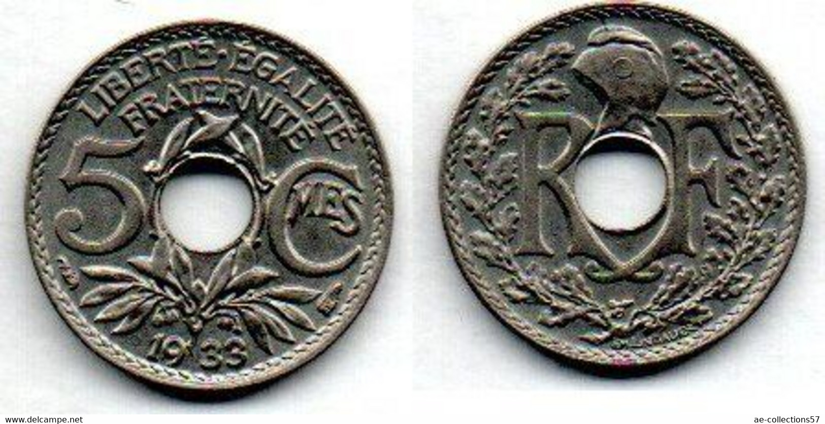 5 Centimes 1933 SUP - 5 Centimes