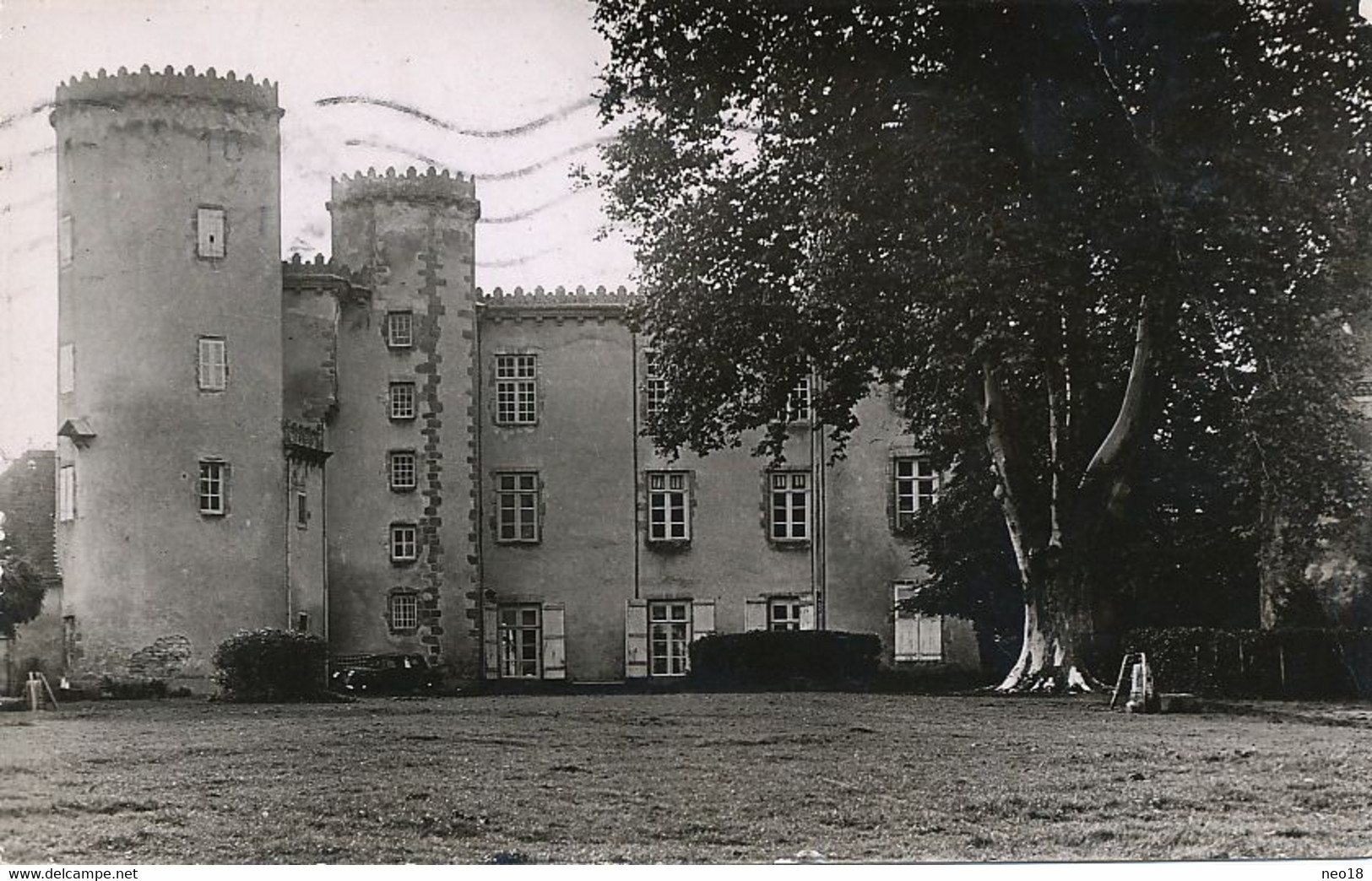 Griffe Postale De Dun Le Palleteau Sur Blason Lorraine Et Mariane Gandon Chateau Croumiere - Dun Le Palestel