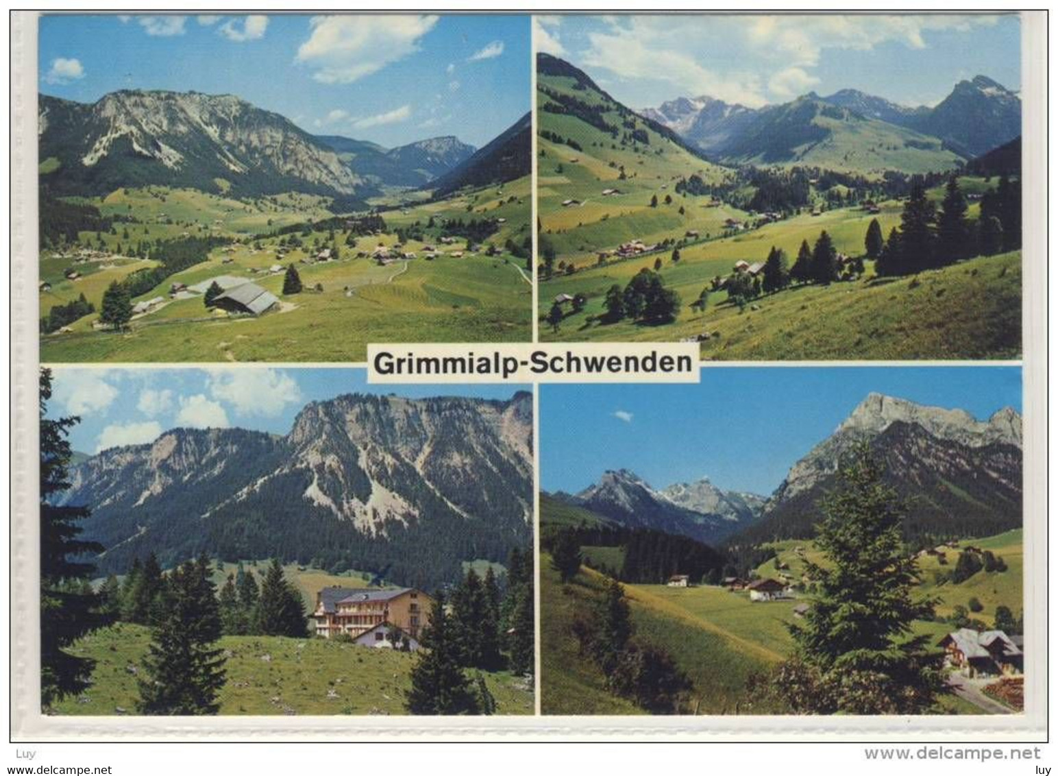 GRIMMIALP - SCHWENDEN, Mehrfachansicht, Diemtigtal - Diemtigen