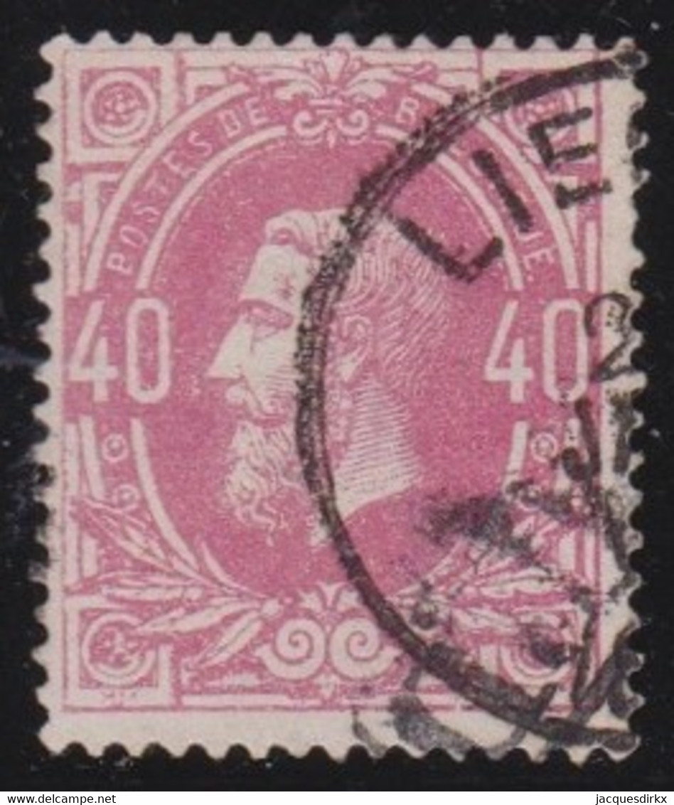 Belgie   .   OBP   .     34        .    O     .    Gestempeld    .   /   .    Oblitéré - 1869-1883 Leopoldo II