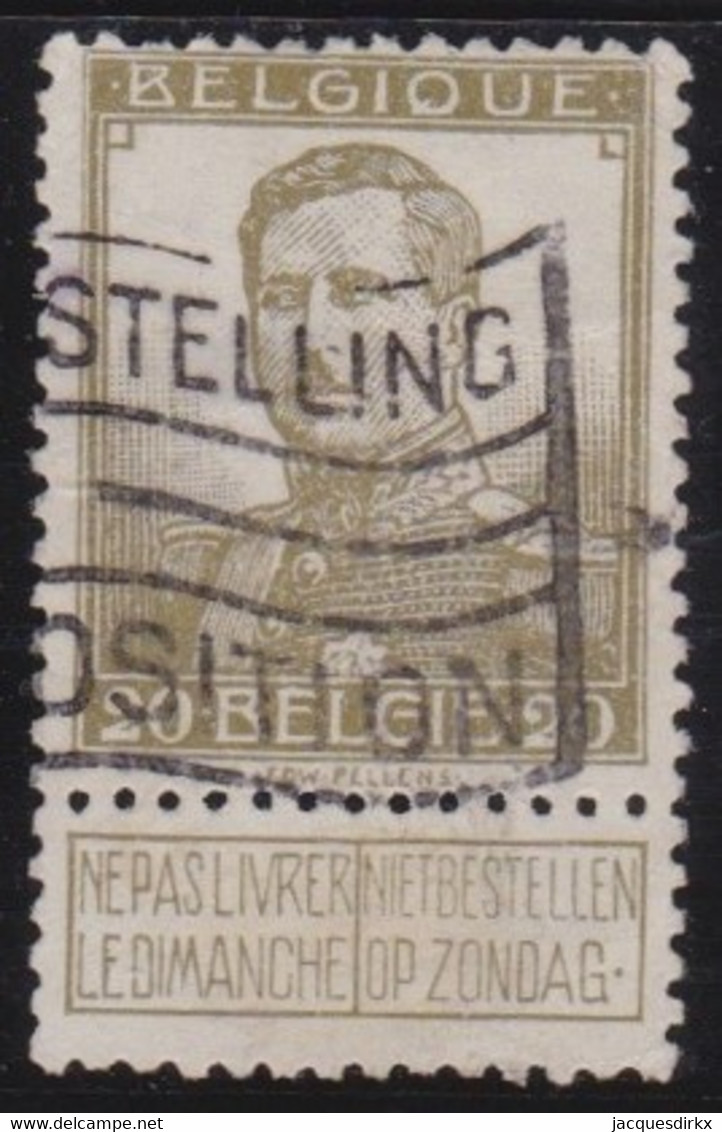 Belgie   .   OBP   .   112      .   O      .    Gestempeld    .   /   .   Oblitéré - 1912 Pellens