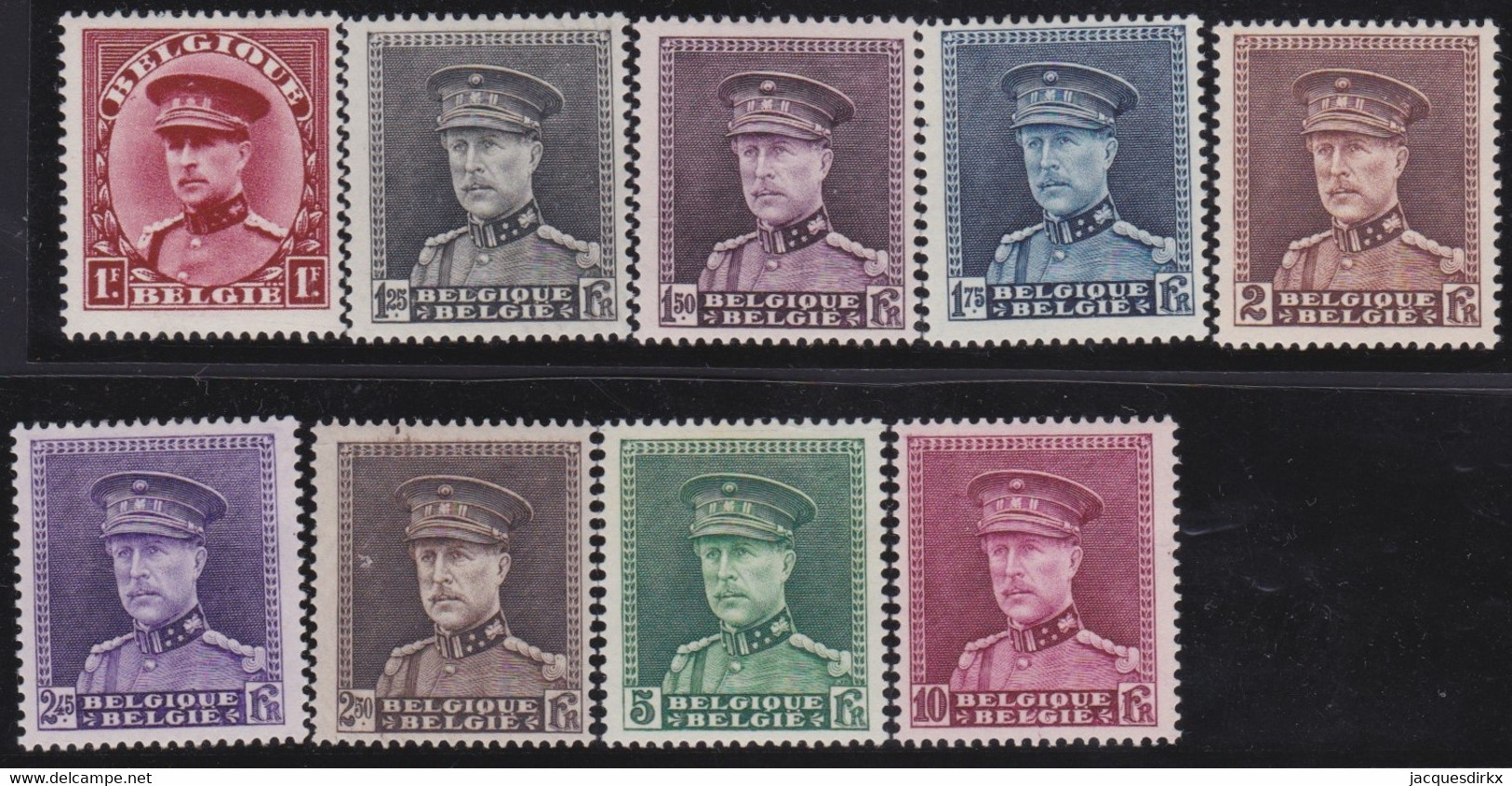 Belgie   .   OBP   .    317/324      .   *       .    Ongebruikt Met Gomme   .   /   .   Neuf Avec Gomme - Unused Stamps