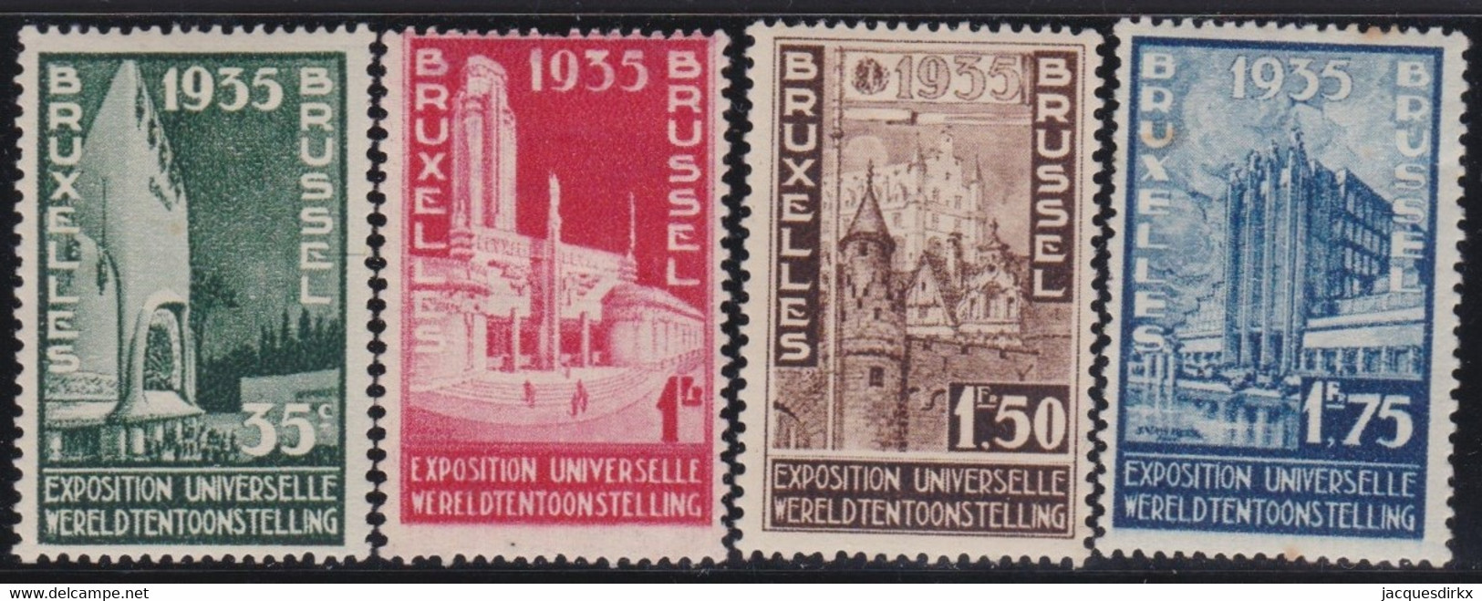 Belgie   .   OBP   .    386/389    .   *       .    Ongebruikt Met Gomme   .   /   .   Neuf Avec Gomme - Unused Stamps