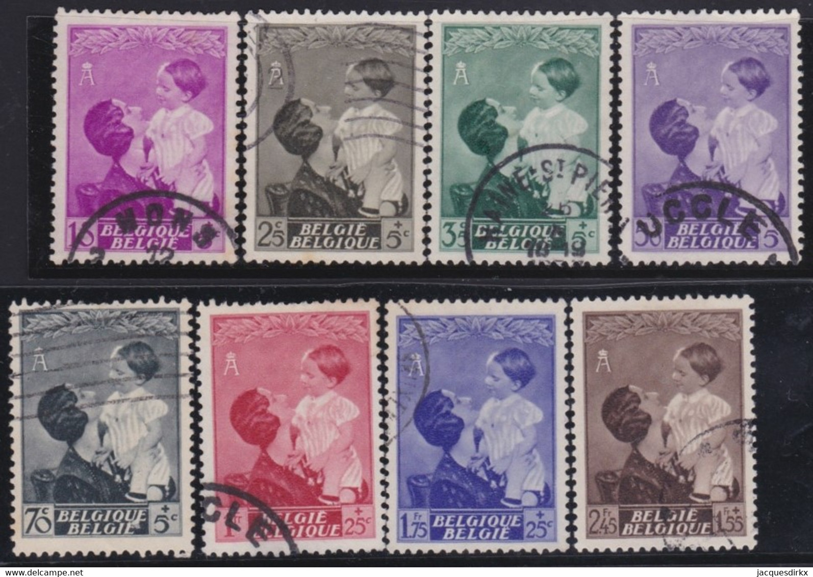 Belgie   .   OBP   .    447/454     .   O      .    Gestempeld   .   /   .   Oblitéré - Used Stamps