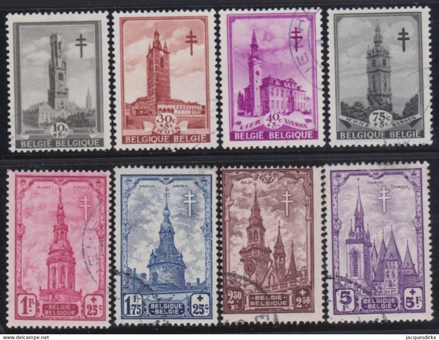 Belgie   .   OBP   .    519/526      .   O    .    Gestempeld    .   /   .   Oblitéré - Used Stamps