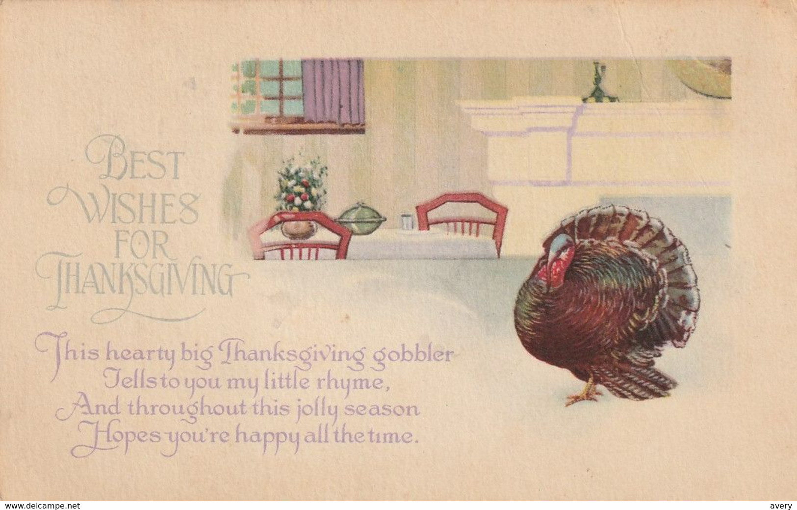 Best Wishes For Thanksgiving  This Hearty Big Thanksgiving Gobbler,  Tells To You My Little Rhyme,  And .  .  .  .  .  . - Giorno Del Ringraziamento