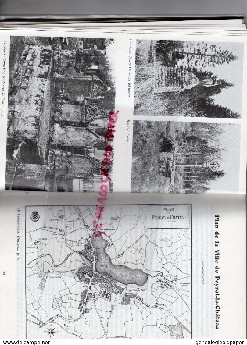 23-87- LE PAYS DE VASSIVIERE LIMOUSIN-BORZEIX-CARRIERE DU PUY DE LENTY-BARRAGE-USINE SOUTERRAINE-FAUX LA MONTAGNE-PEYRAT