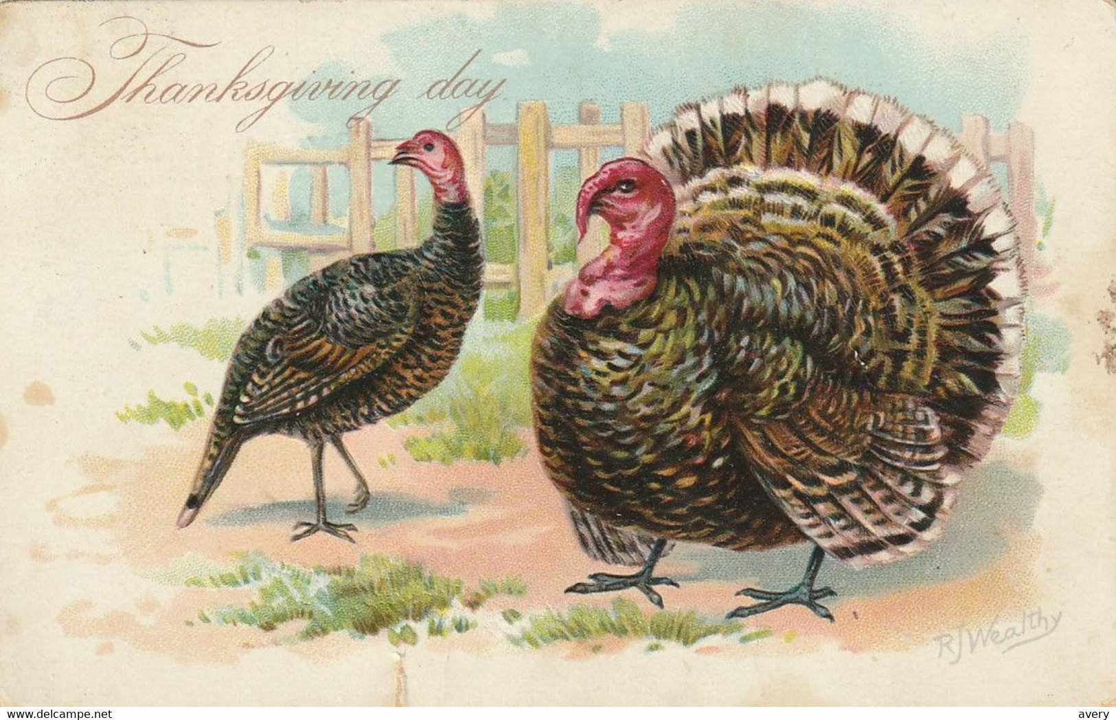 Raphael Tuck & Sons' "Thanksgiving Day Post Cards" Thanksgiving Day - Giorno Del Ringraziamento