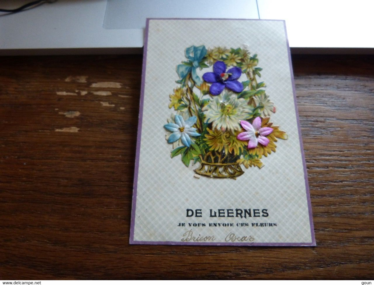 Cpa Je Vous Envoie Des Fleurs De Leernes - Souvenir De...