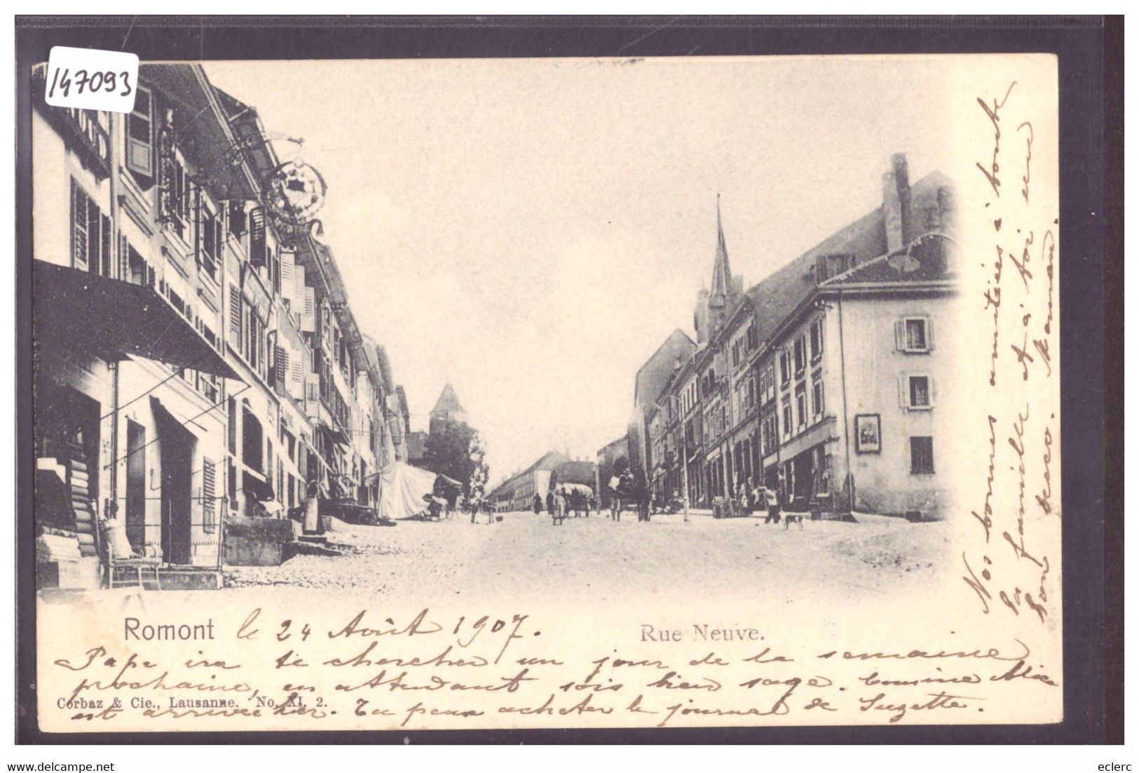 ROMONT - RUE NEUVE - TB - Romont