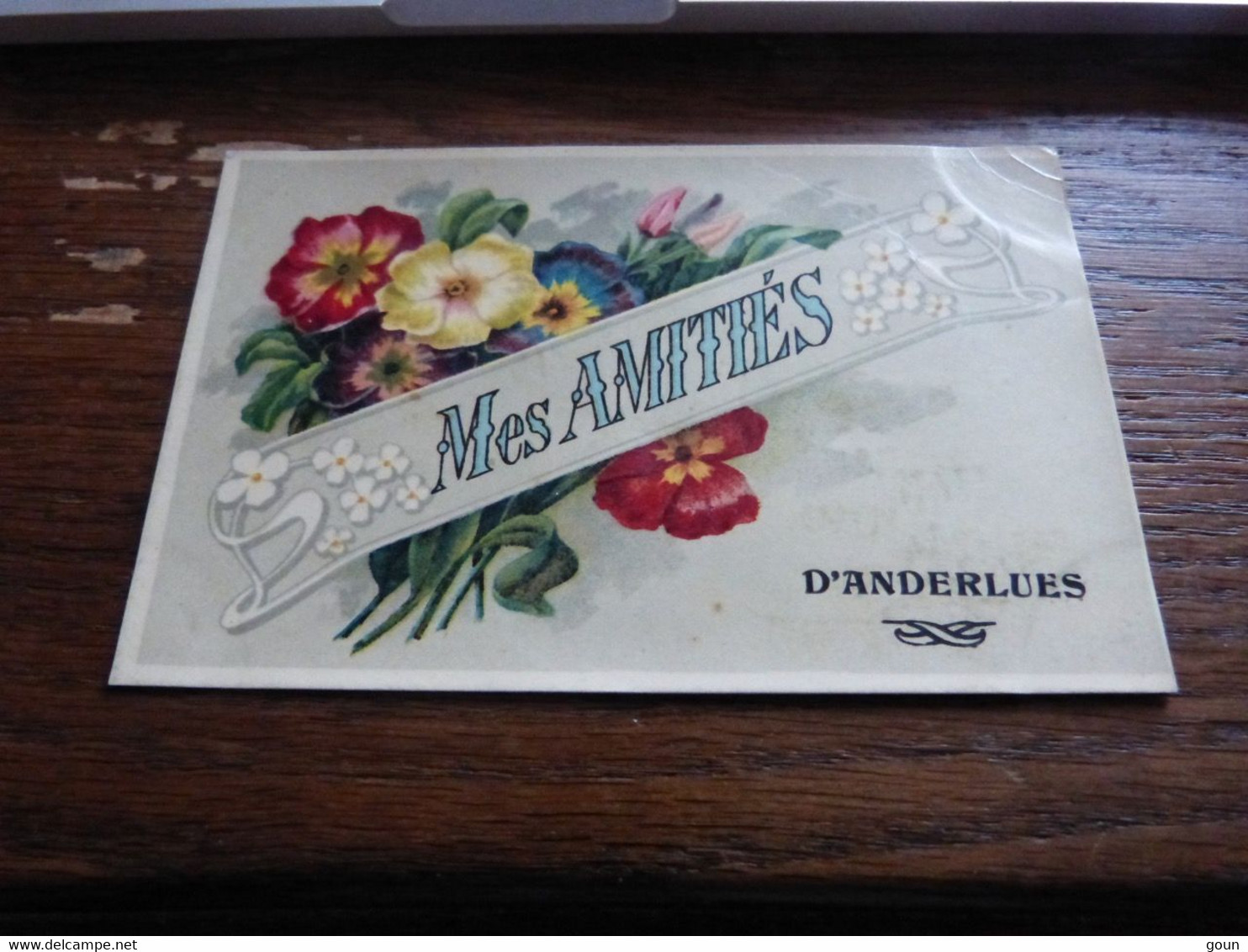 Cpa  Mes Amitiés D'Anderlues - Souvenir De...