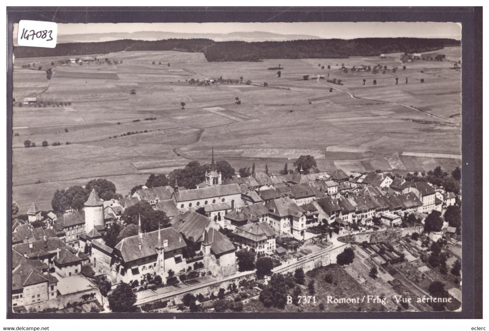 ROMONT - VUE AERIENNE - TB - Romont