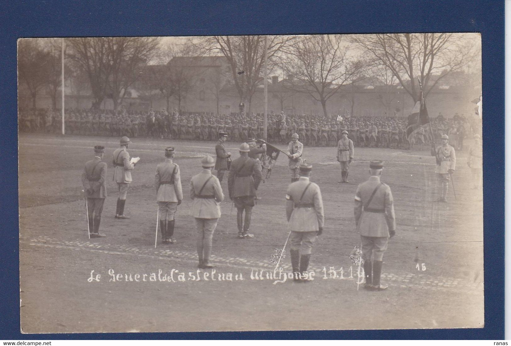 CPA [68] Haut-Rhin > Mulhouse Carte Photo écrite Le Général De Castelnau - Mulhouse