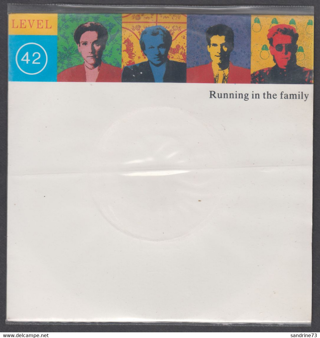 Disque Vinyle 45t - Level 42 - Running In The Family - Dance, Techno & House