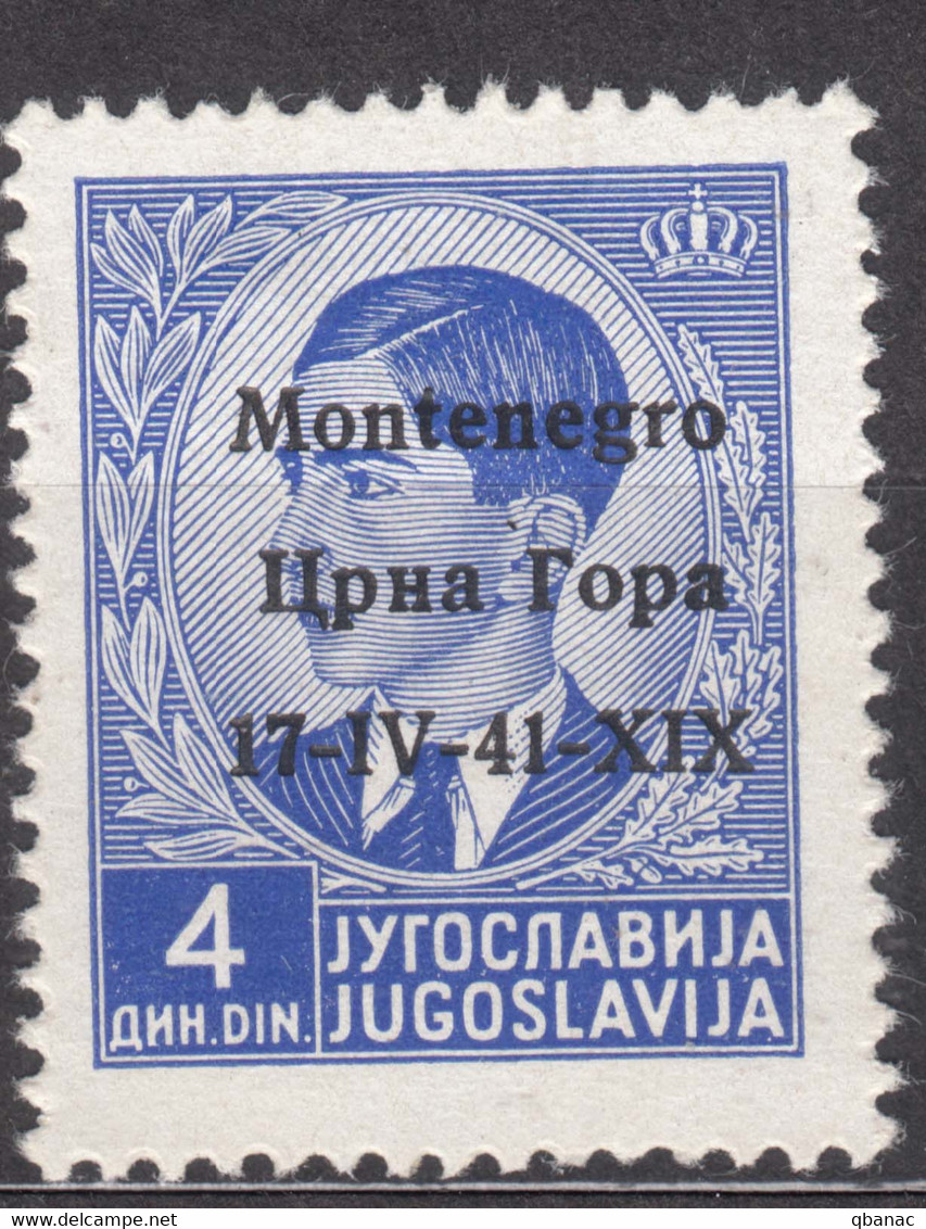 Italy Occupation Of Montenegro 1941 Mi#6 Sassone#6 Mint Hinged - Montenegro