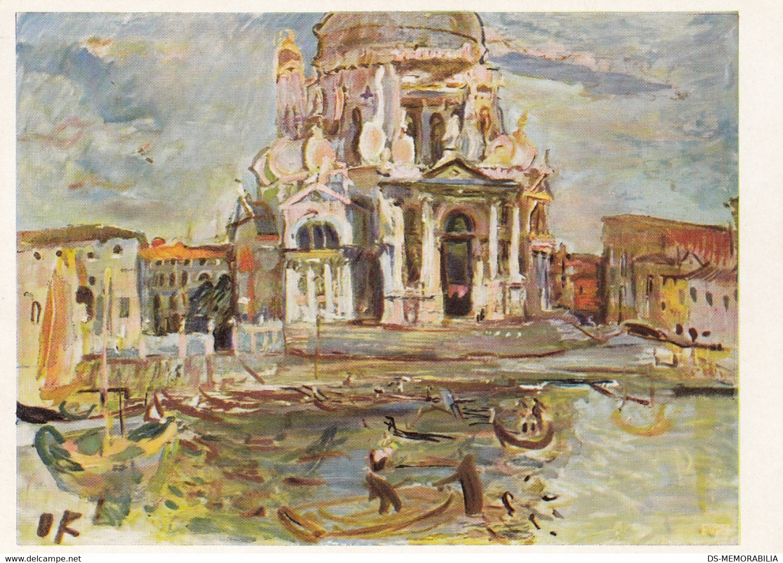 Oskar Kokoschka - Venezia , Santa Maria Della Salute - Kokoschka