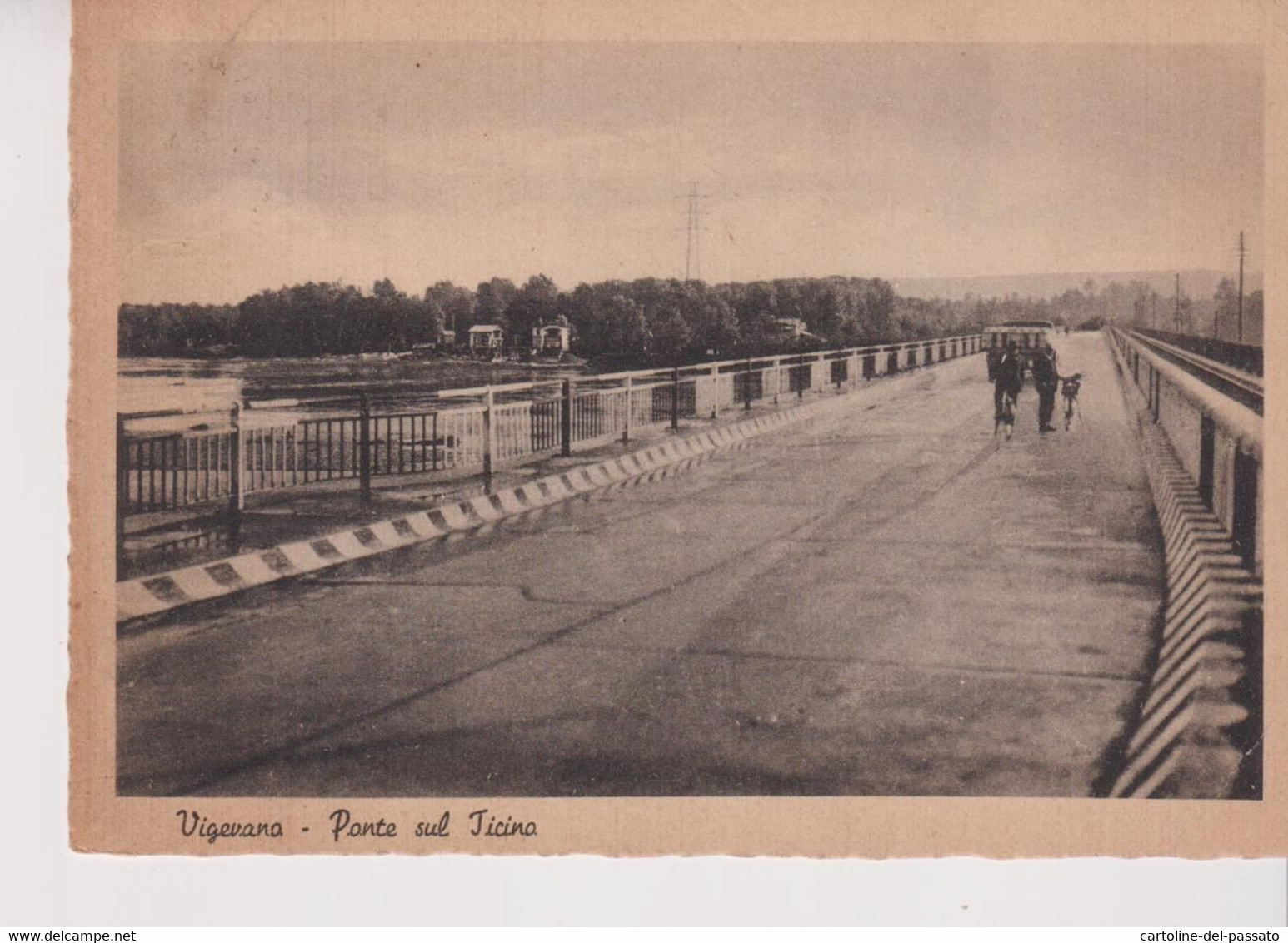 VIGEVANO  PONTE SUL TICINO  VG 1957 - Vigevano