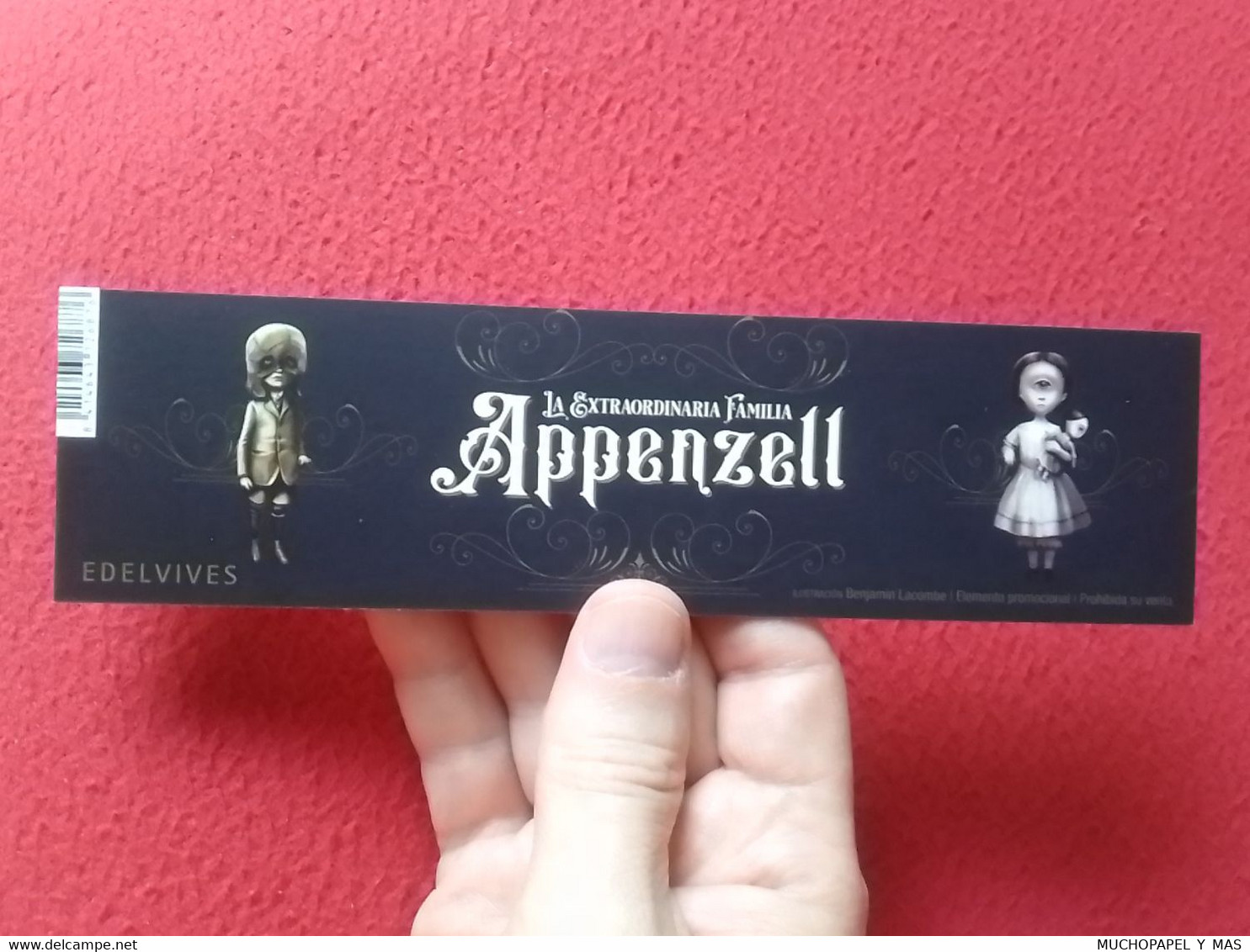 MARCAPÁGINAS PUNTO DE LIBRO LECTURA EDELVIVES BOOK MARK BOOKMARK LA EXTRAORDINARIA FAMILIA APPENZELL SEBASTIEN PEREZ.... - Marque-Pages