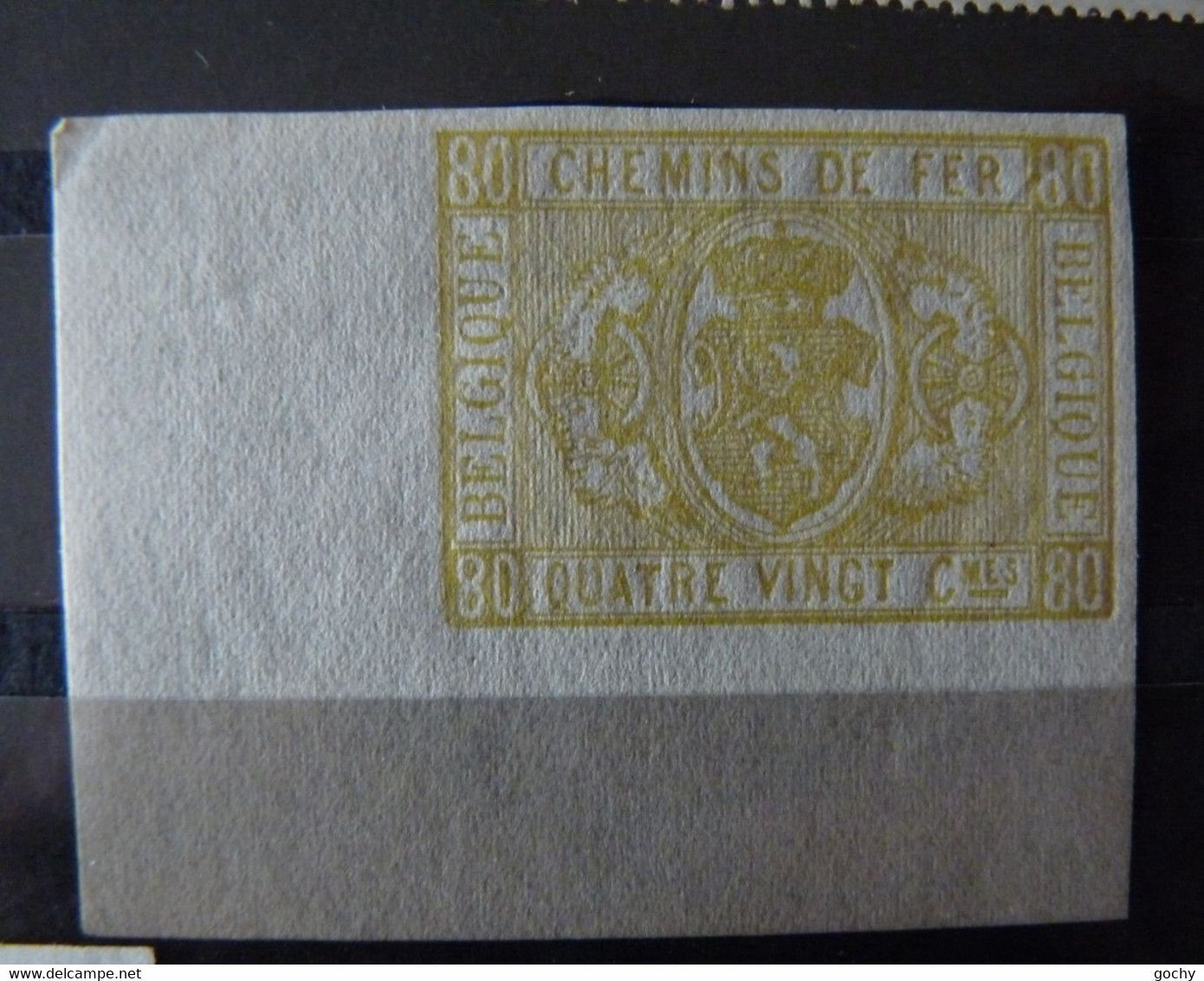 Belgium : 1879 - CF / TR  5 (*);  Cat.: ??€  Réimpression Faux épreuve - Neufs