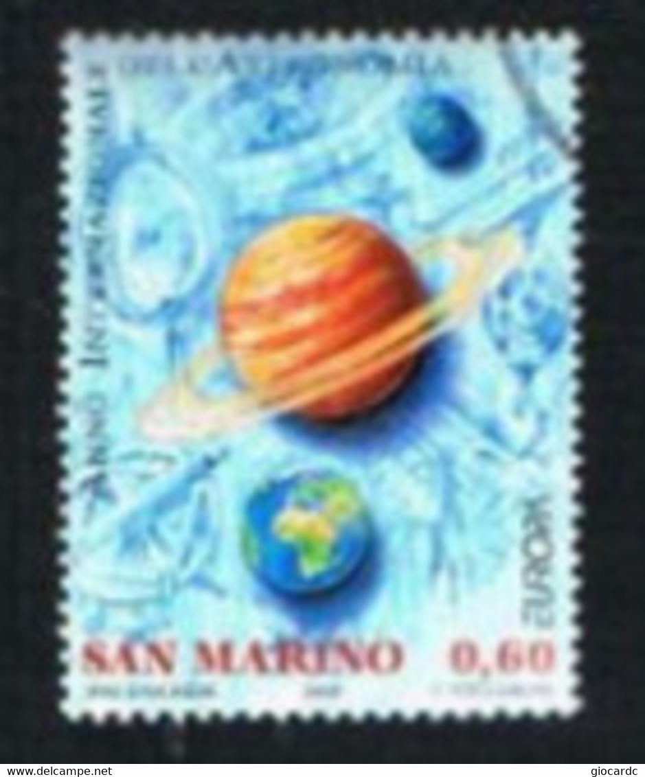 SAN MARINO - UN. 2226 - 2009 EUROPA: ASTRONOMIA  - USED° - Gebruikt