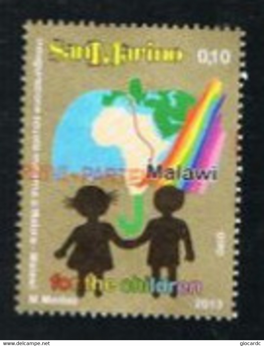 SAN MARINO - UN. 2408 - 2013 ASILO NIDO IN MALAWI  - USED° - Usati