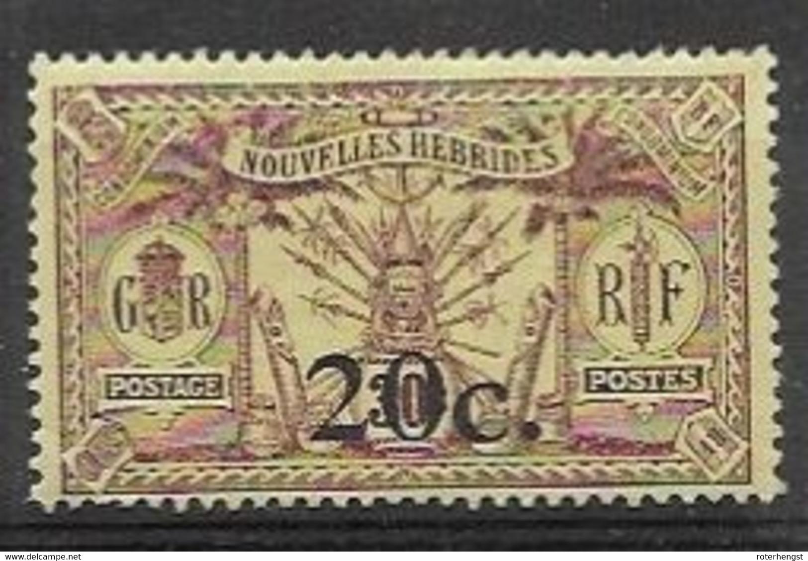 NH Mh Nc * 25 Euros 1920 No Watermark - Neufs