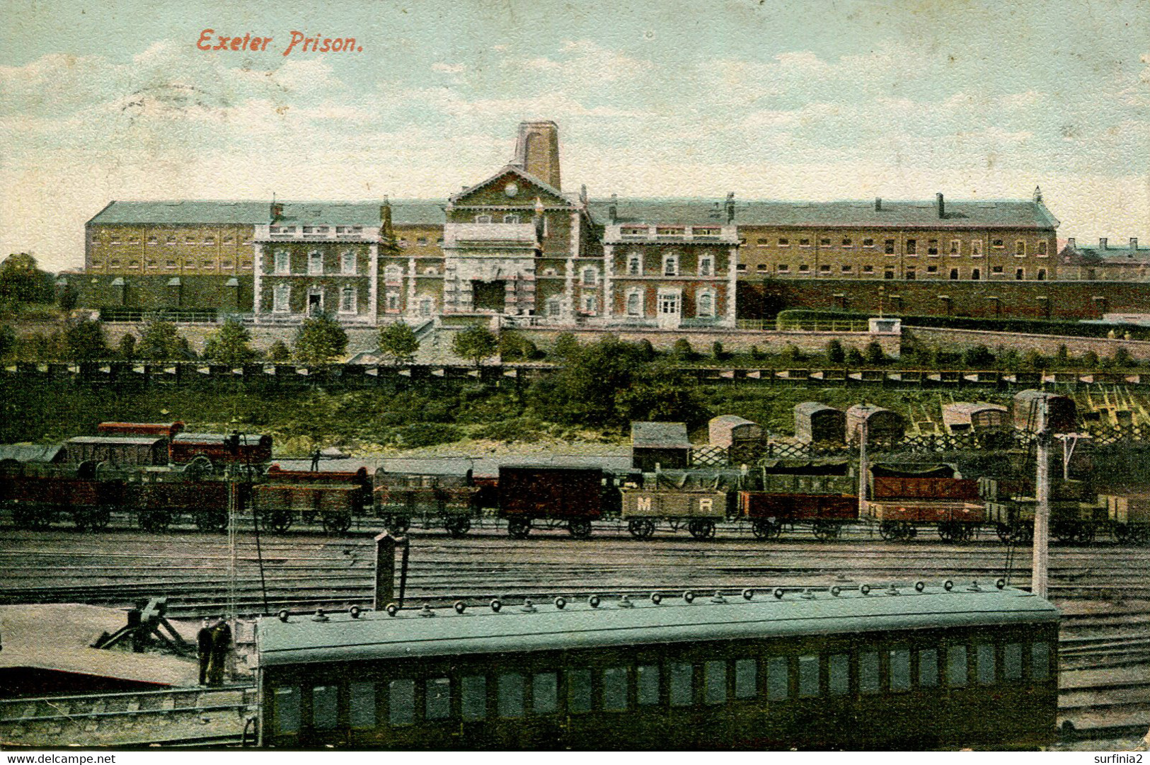 DEVON - EXETER PRISON (and Railway Yards) 1908 Dv2034 - Exeter